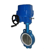 Wafer Concentric Type PTFE Seat Electric Regulating Butterfly Valve (D971F)